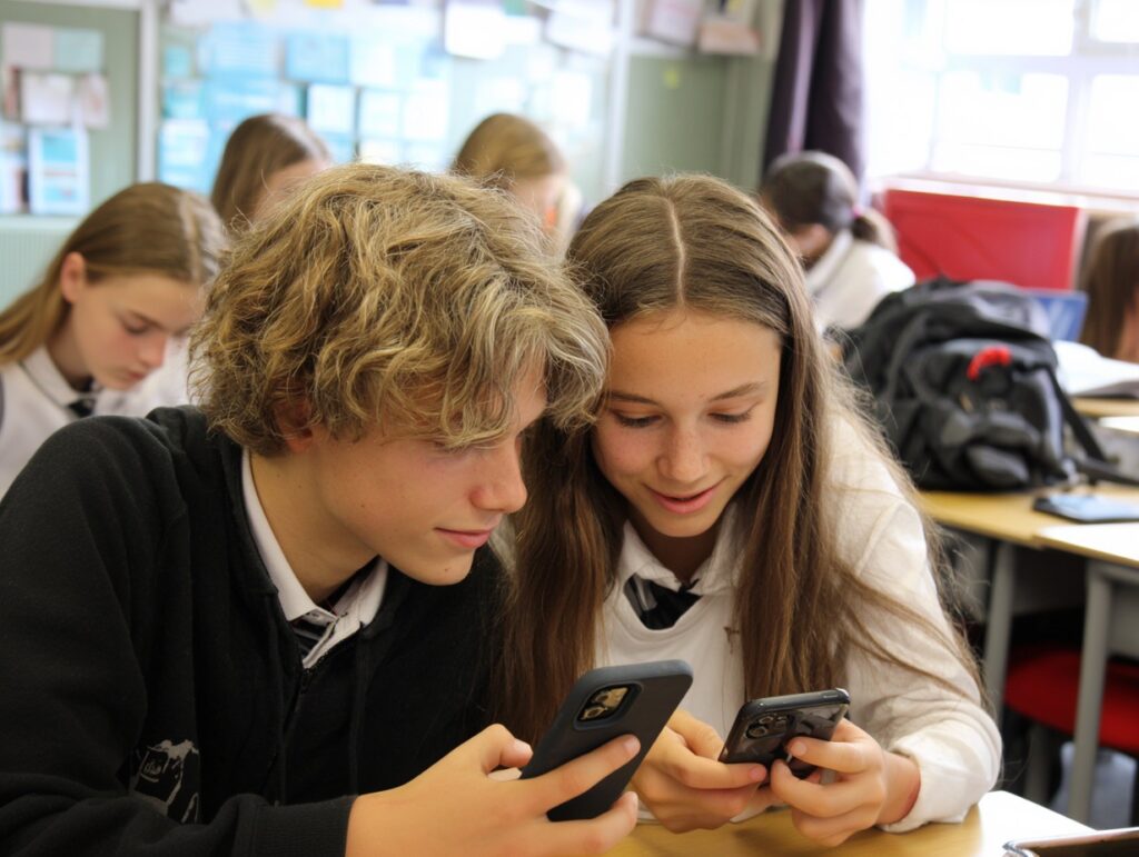 Students participating in a series of challenges with rewards.